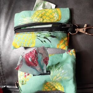 Handmade Doggy Poop Bags. Attach to leash for your convenience.